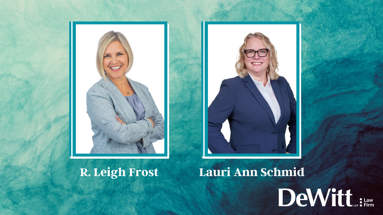 DeWitt Attorneys R. Leigh Frost and Lauri Ann Schmid Recognized as 2023 North Star Lawyers Pro Bono All-Stars Featured Image