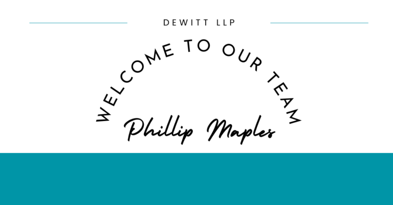 Attorney Phillip Maples Joins DeWitt’s Green Bay Office Featured Image